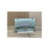 Replica Chanel Small Classic Flap CF Bag Lambskin Shining Light Gold Hardware 20cm in Light Pink