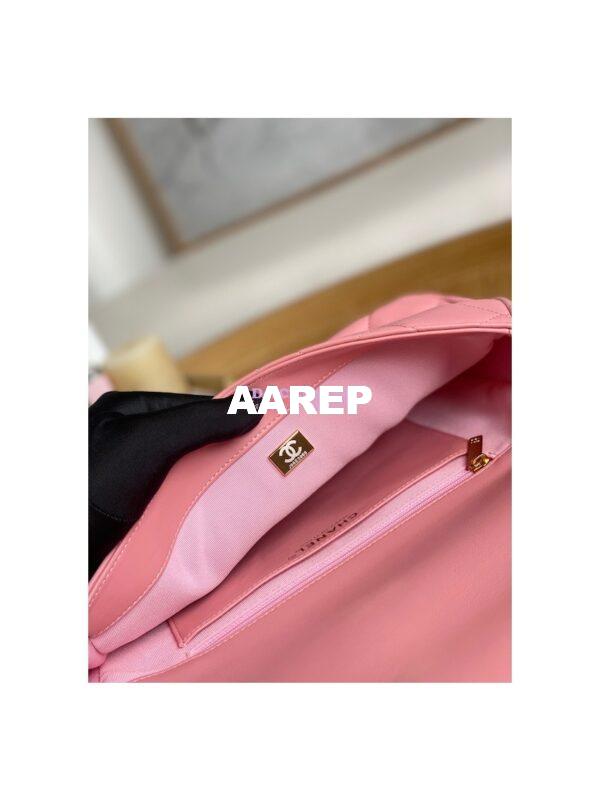 Replica Chanel Large Flap Lammbskin Bag AS3215 Coral Pink 11