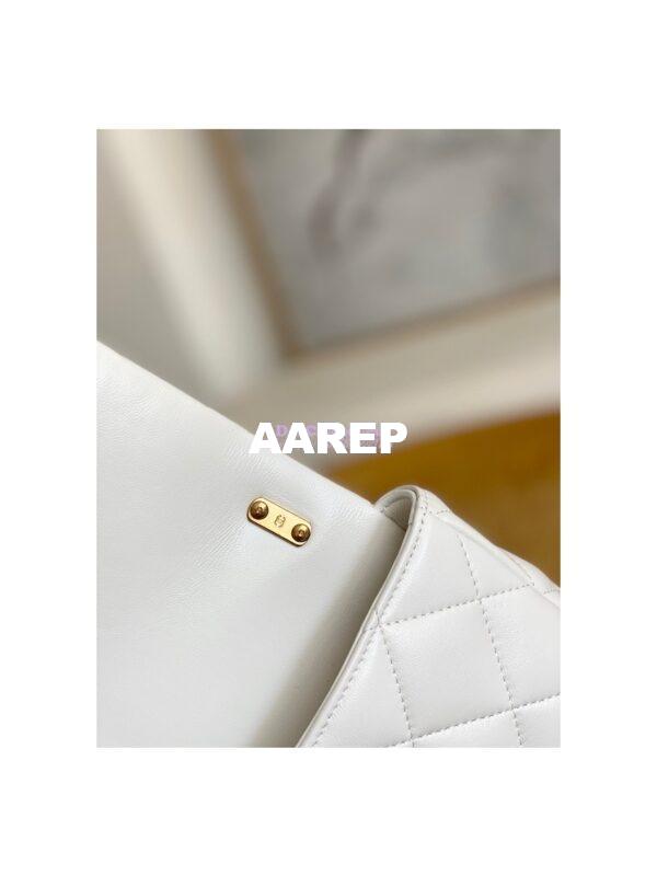 Replica Chanel Mini/ Small Flap Lammbskin Bag AS3213 AS3214 White 15