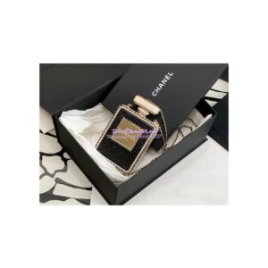 Replica Chanel Limited Edition Evening Bag Lambskin and Plexi Perfume Clutch AS3263 Black