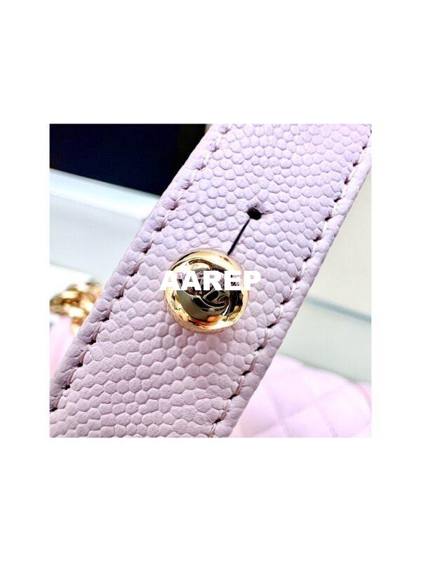 Replica Chanel Boy Handbag in Grained Calfskin with Shining Gold Hardware 67086 Sakura Pink 18