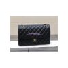 Replica Chanel Medium CF Classic Double Flap Bag Quilted Grainy Calfskin Light Gold Hardware Light Pink 2