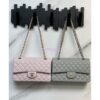 Replica Chanel Grained Calfskin Vanity with Chain AP2805 Sky Blue 2