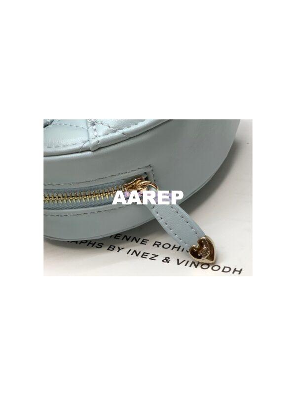 Replica Chanel Heart Clutch With Chain AP2784 Lambskin Light Blue 6