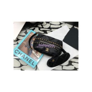 Replica Chanel Pouch With Sleep Mask Nylon Grosgrain AP2678 2