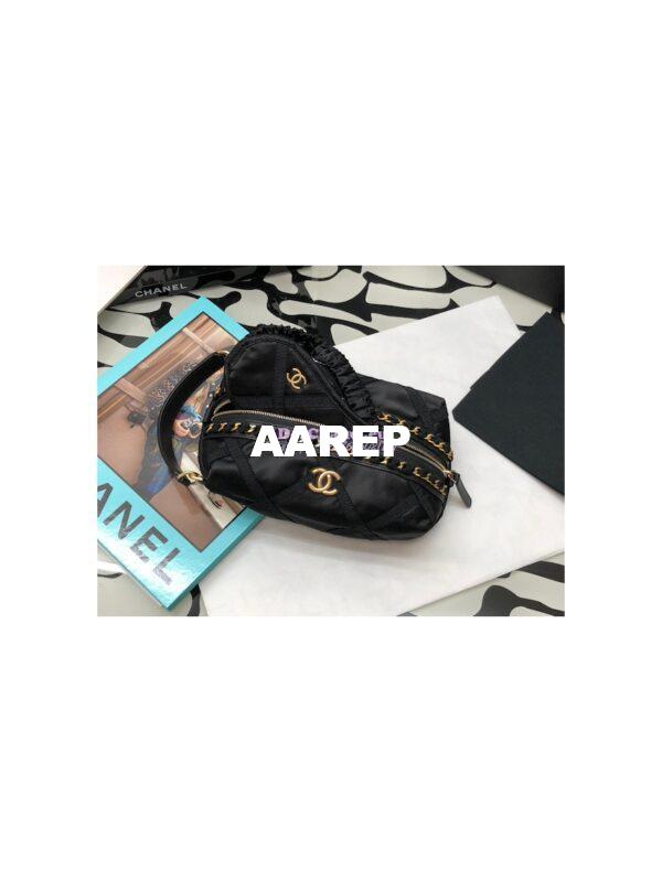 Replica Chanel Pouch With Sleep Mask Nylon Grosgrain AP2678 3