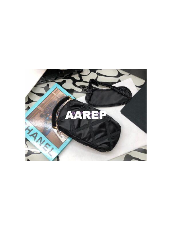 Replica Chanel Pouch With Sleep Mask Nylon Grosgrain AP2678 7