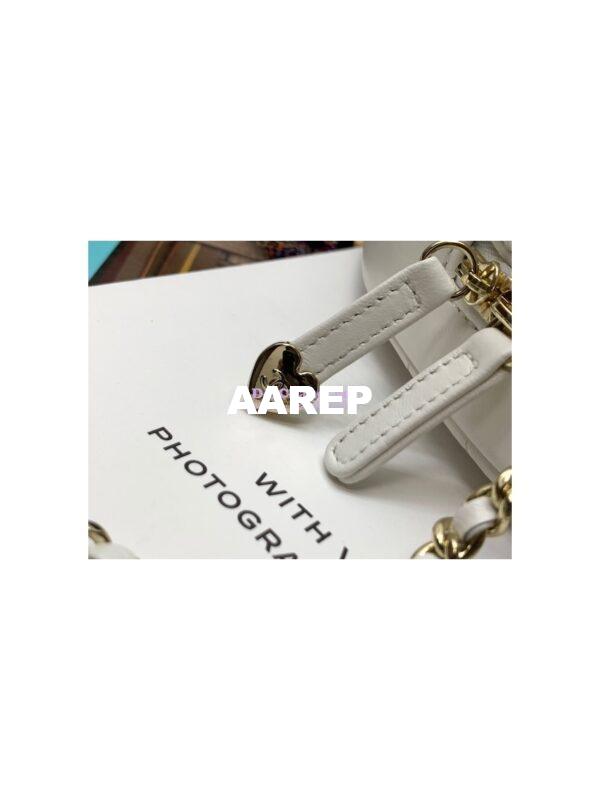 Replica Chanel Heart Bag in Lambskin AS3191 White 9