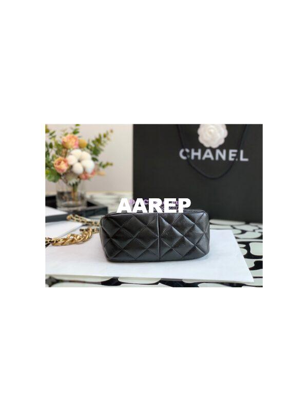 Replica Chanel Hobo Bag in Lambskin AS3112 Black 9