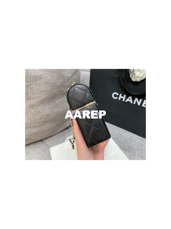 Replica Chanel Small Box With Chain in Lambskin AP2656 Black 6