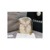Replica Chanel Lambskin Small Bucket Bag Enamel CC AS3116 Yellow 2