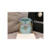 Replica Chanel Lambskin Small Bucket Bag Enamel CC AS3116 Pink 2
