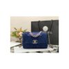 Replica Chanel 22P 19 Flap Bag Denim with Silver Hardware AS1160 2