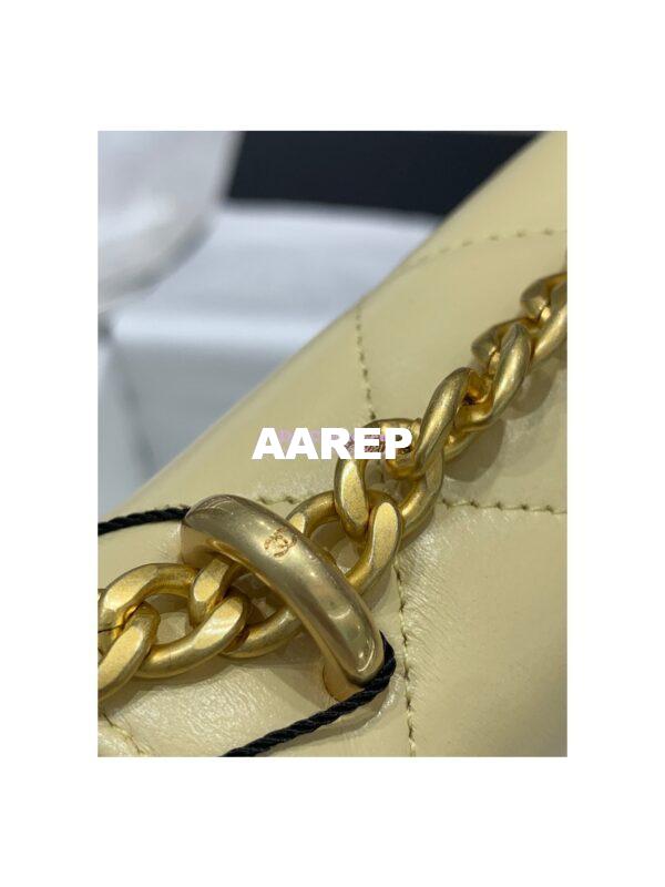 Replica Chanel Clutch With Chain in Lambskin AP2635 Yellow 7