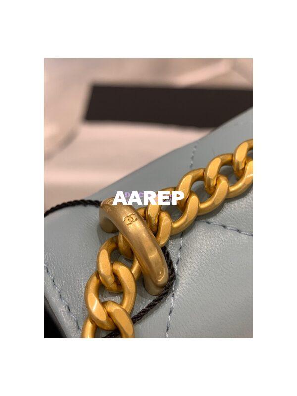 Replica Chanel Clutch With Chain in Lambskin AP2635 Light Blue 9