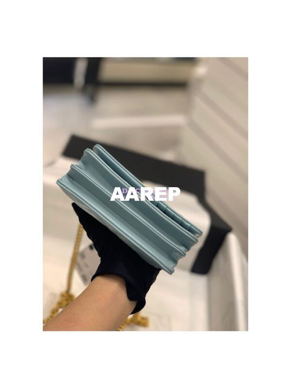 Replica Chanel Clutch With Chain in Lambskin AP2635 Light Blue 14