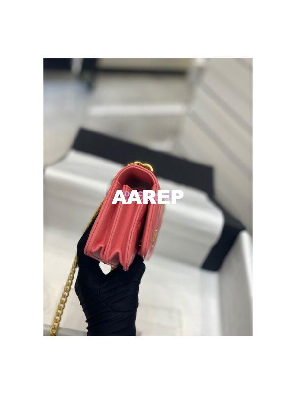 Replica Chanel Clutch With Chain in Lambskin AP2635 Pink 4