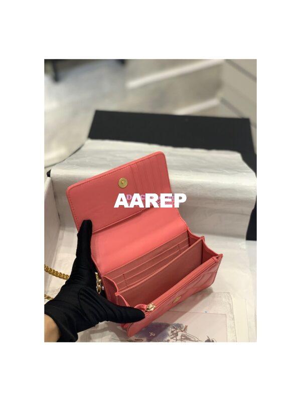 Replica Chanel Clutch With Chain in Lambskin AP2635 Pink 10