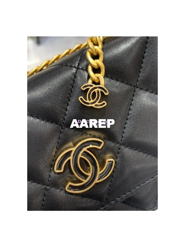 Replica Chanel Clutch With Chain in Lambskin AP2635 Black 6