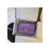 Replica Chanel Limited Edition Lambskin Mini Flap Bag With Top Handle White AS2431 with Charms 2