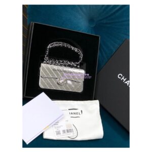 Replica Chanel 22S Limited Edition Mini Evening Silver Bag AS3012 Silver