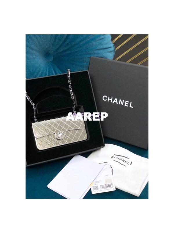 Replica Chanel 22S Limited Edition Mini Evening Silver Bag AS3012 Silver 3