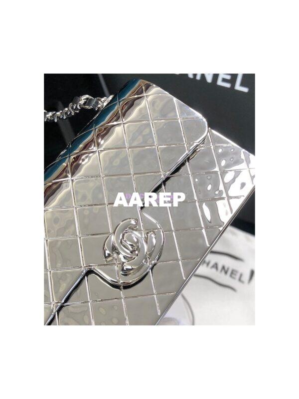 Replica Chanel 22S Limited Edition Mini Evening Silver Bag AS3012 Silver 6