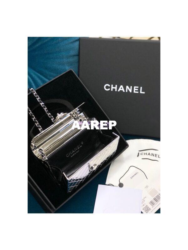 Replica Chanel 22S Limited Edition Mini Evening Silver Bag AS3012 Silver 7