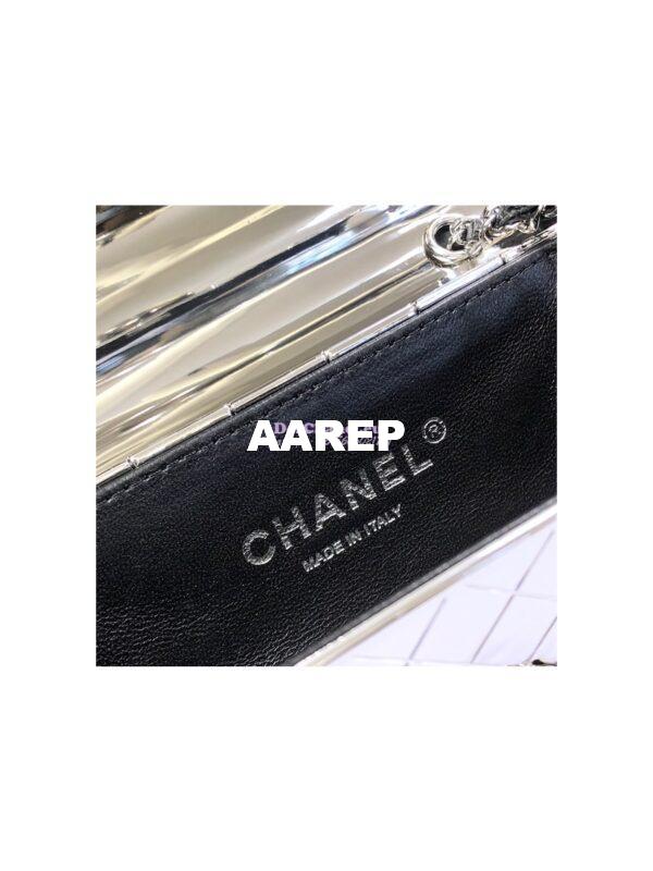 Replica Chanel 22S Limited Edition Mini Evening Silver Bag AS3012 Silver 8