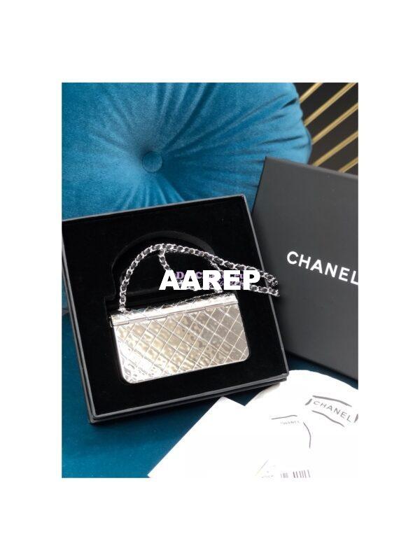 Replica Chanel 22S Limited Edition Mini Evening Silver Bag AS3012 Silver 9