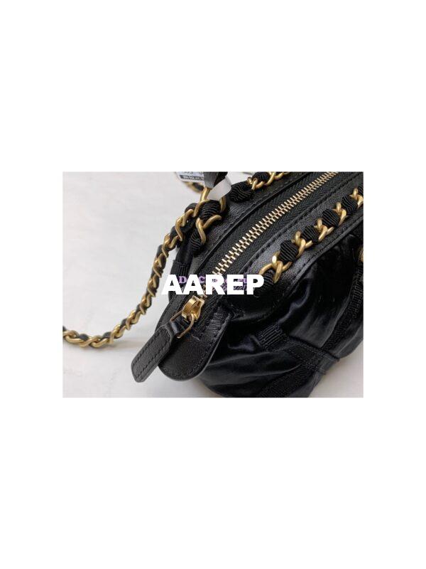 Replica Chanel Clutch With Chain in Nylon Grosgrain AP2669 Black 7