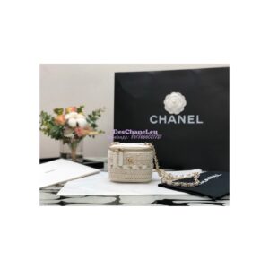 Replica Chanel Small Crochet Vanity Case AP2470 Ivory 2