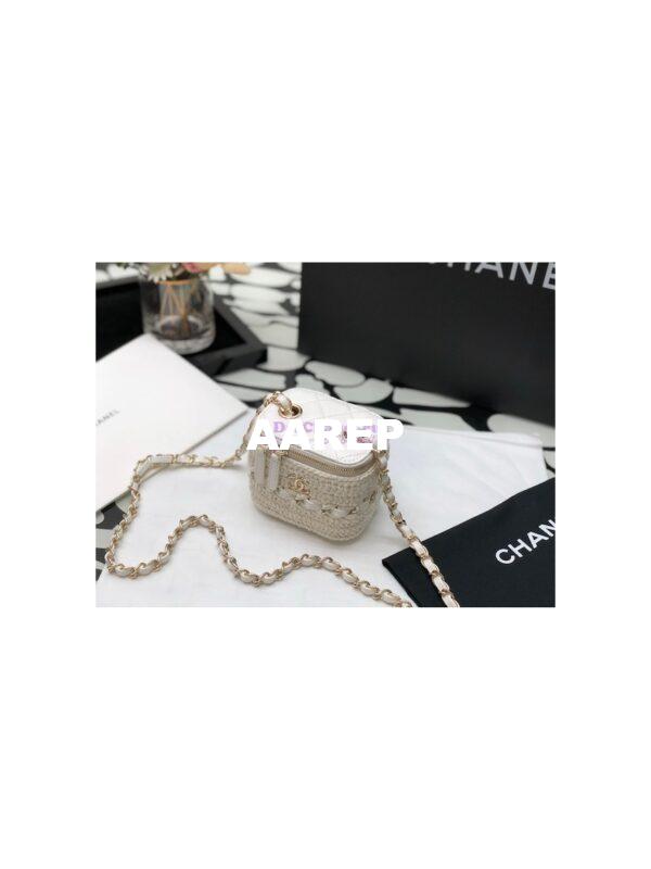 Replica Chanel Small Crochet Vanity Case AP2470 Ivory 4