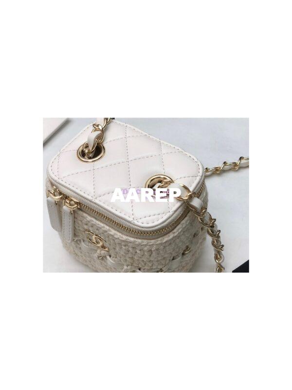 Replica Chanel Small Crochet Vanity Case AP2470 Ivory 5