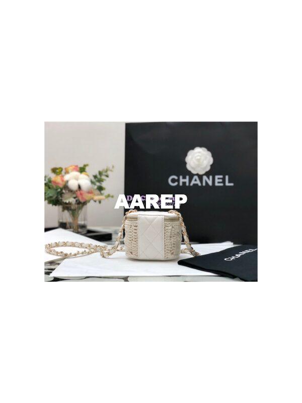 Replica Chanel Small Crochet Vanity Case AP2470 Ivory 6