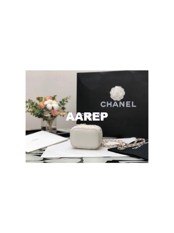 Replica Chanel Small Crochet Vanity Case AP2470 Ivory 9