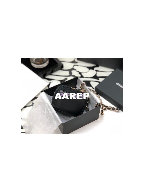 Replica Chanel Small Crochet Vanity Case AP2470 Black 9