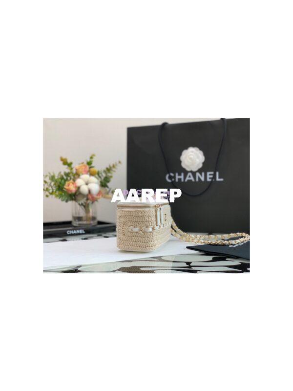 Replica Chanel Crochet Vanity Case AP2471 Ivory 5