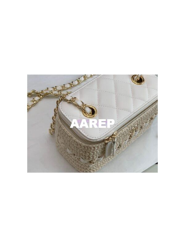 Replica Chanel Crochet Vanity Case AP2471 Ivory 6