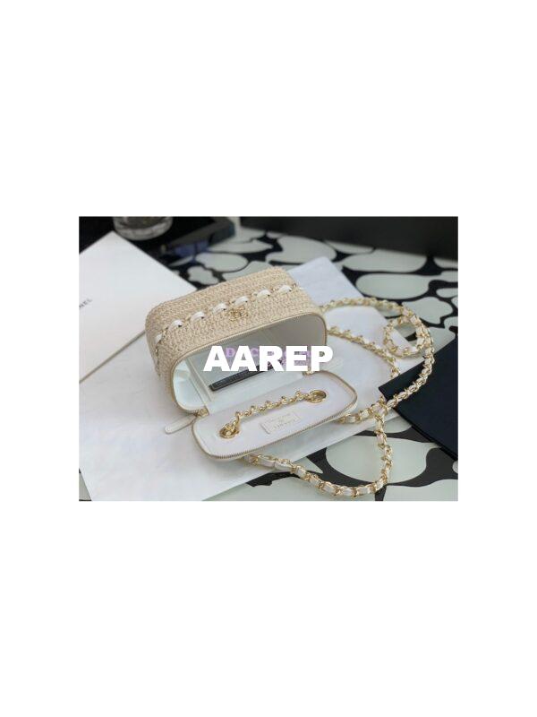 Replica Chanel Crochet Vanity Case AP2471 Ivory 7