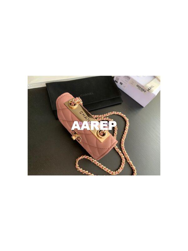 Replica Chanel Mini Trendy CC Wallet On Chain Bag AP2301 Light Pink 6