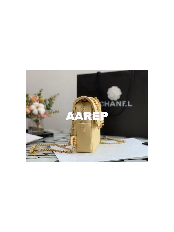 Replica Chanel Backpack in Grained Calfskin AS3108 Yellow 5