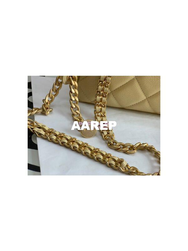 Replica Chanel Backpack in Grained Calfskin AS3108 Yellow 8
