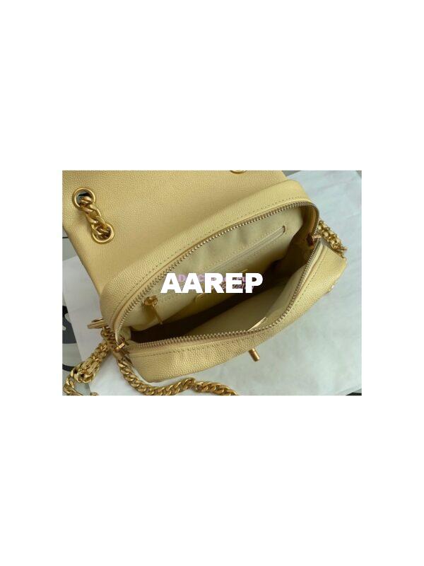 Replica Chanel Backpack in Grained Calfskin AS3108 Yellow 11