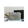 Replica Chanel 19 Maxi Flap Bag AS1162 Lambskin Grey Silver Hardware