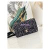 Replica Chanel Small Leather Interwined Drawstring Bag AS2390 Black 2