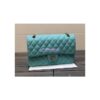 Replica Chanel Medium Classic Double Flap Bag Quilted Caviar Light Gold Hardware Yellow