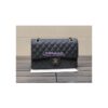 Replica Chanel Medium Classic Double Flap Bag Quilted Caviar Light Gold Hardware Tiffany Blue