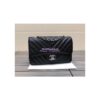 Replica Chanel Medium Classic Double Flap Bag Quilted Caviar Light Gold Hardware White