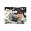 Replica Chanel New Magnetic Caviar Wallet On Chain WOC Black Bag in Silver Hardware 33814